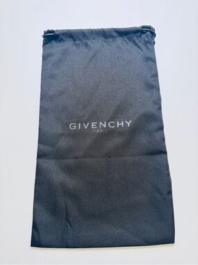Authentic! Givenchy Paris Black Dust Bag With Drawstring 14.5 By 8.5